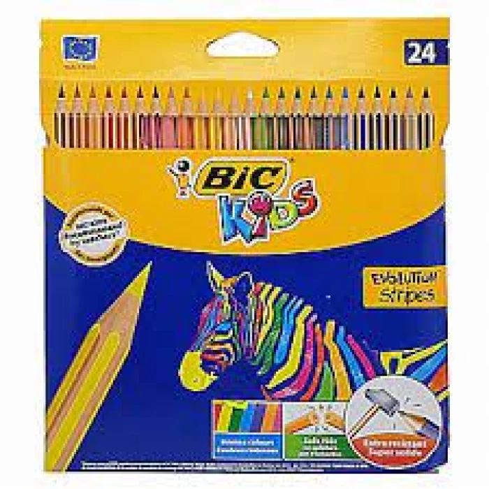 ⁦צבעי עפרון BIC (24 יחידות)⁩ – תמונה ⁦2⁩
